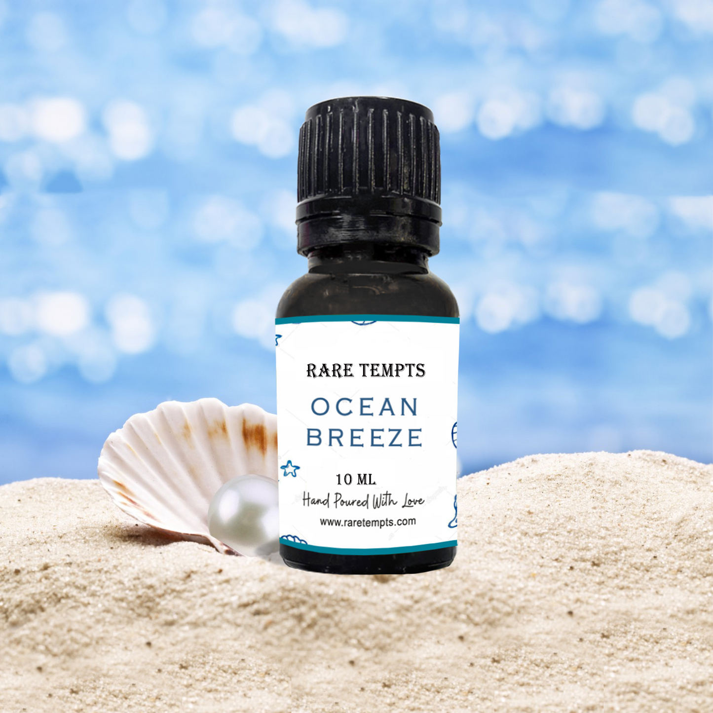 Rare Tempts Ocean Breeze Fragrance Oil – Coastal Calm for Diffusers & Home Scents