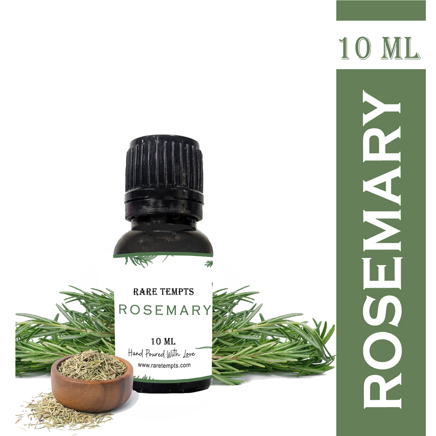Rare Tempts Rosemary Aroma Oil – Herbal Clarity for Diffusers & DIY Wellness