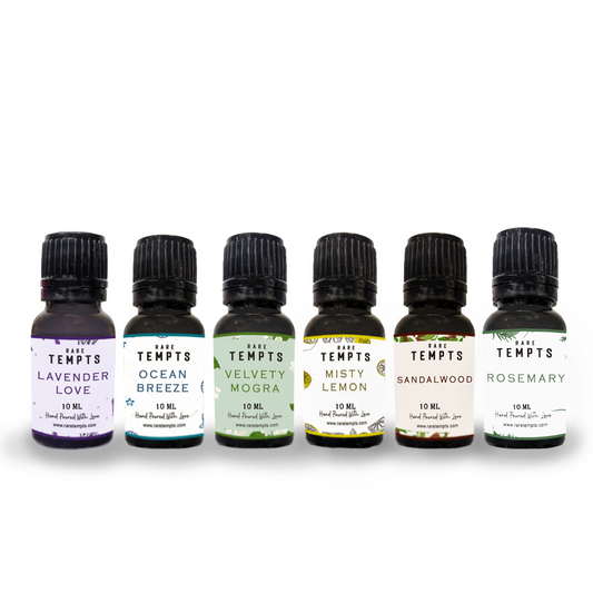 Fragrance Aroma Oil Set of 6 – Rare Tempts Signature Collection