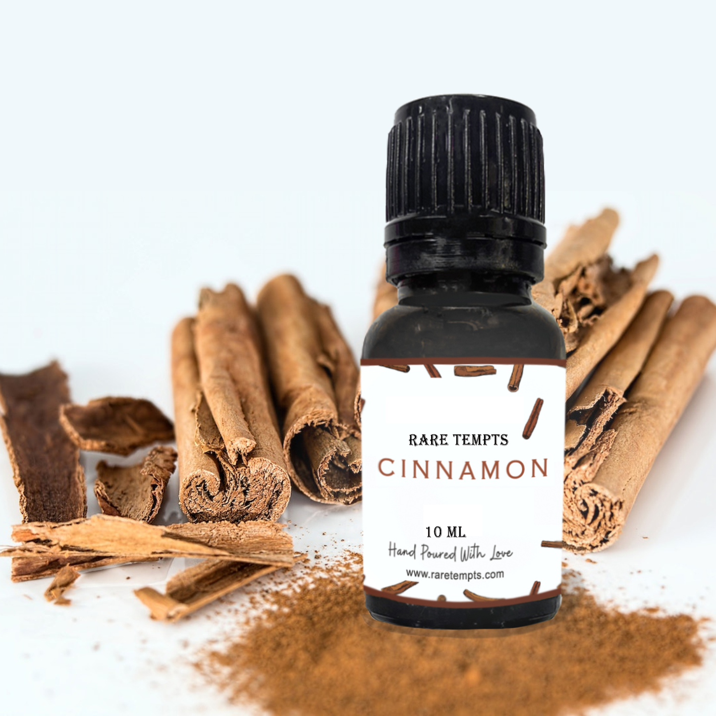 Rare Tempts Cinnamon Fragrance Oil – Warm Spice Aroma for Diffusers & Cozy Creations