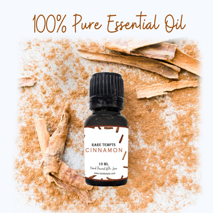 Rare Tempts Cinnamon Fragrance Oil – Warm Spice Aroma for Diffusers & Cozy Creations