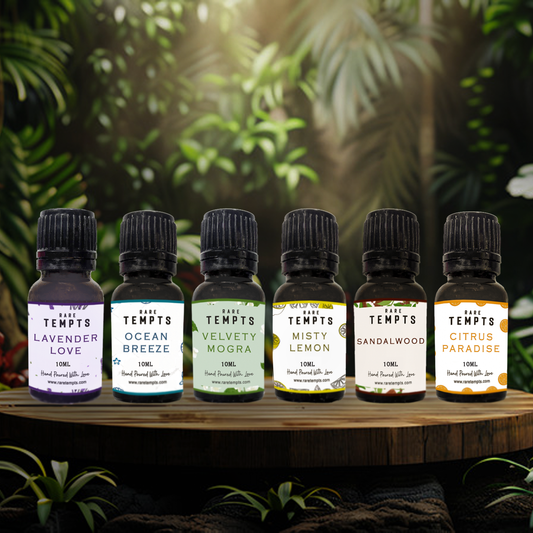 Fragrance Aroma Oil Set of 6 – Rare Tempts Signature Collection