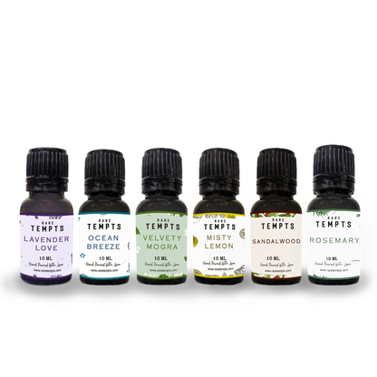 Fragrance Aroma Oil Set of 6 – Rare Tempts Signature Collection
